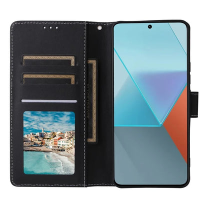 For Xiaomi Redmi Note 13 Pro 5G / Poco X6 5G Case Marble Pattern Wallet Leather Stand Phone Cover