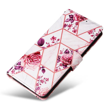 For Xiaomi Redmi Note 13 Pro+ 5G Wallet Phone Case Marble Pattern Stand Leather Flip Cover