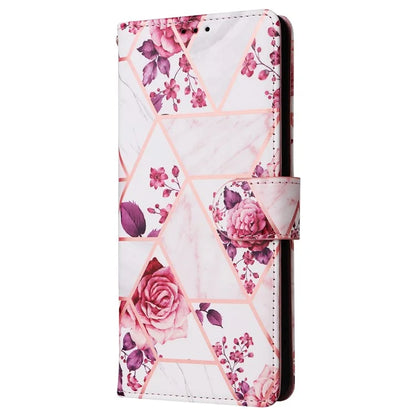 For Xiaomi Redmi Note 13 Pro+ 5G Wallet Phone Case Marble Pattern Stand Leather Flip Cover