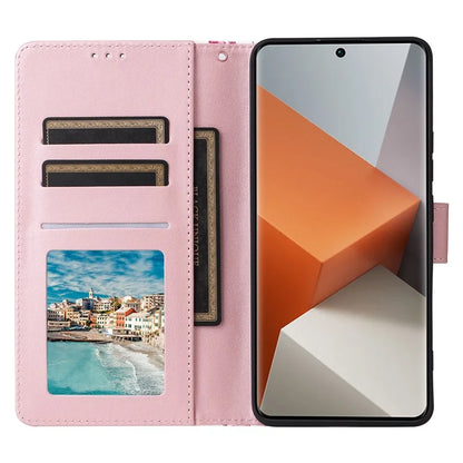 For Xiaomi Redmi Note 13 Pro+ 5G Wallet Phone Case Marble Pattern Stand Leather Flip Cover