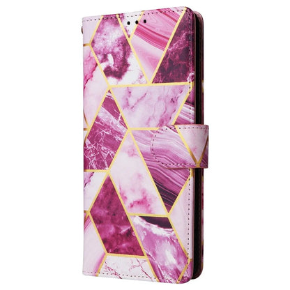 For Xiaomi Redmi Note 13 Pro+ 5G Wallet Phone Case Marble Pattern Stand Leather Flip Cover