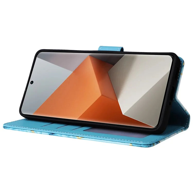 For Xiaomi Redmi Note 13 Pro+ 5G Wallet Phone Case Marble Pattern Stand Leather Flip Cover