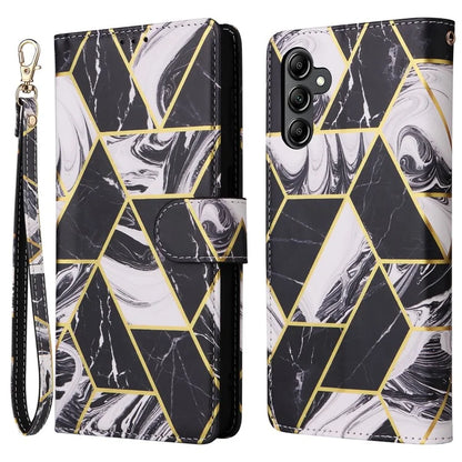 For Samsung Galaxy A15 5G Case Marble Pattern Wallet Leather Stand Phone Cover