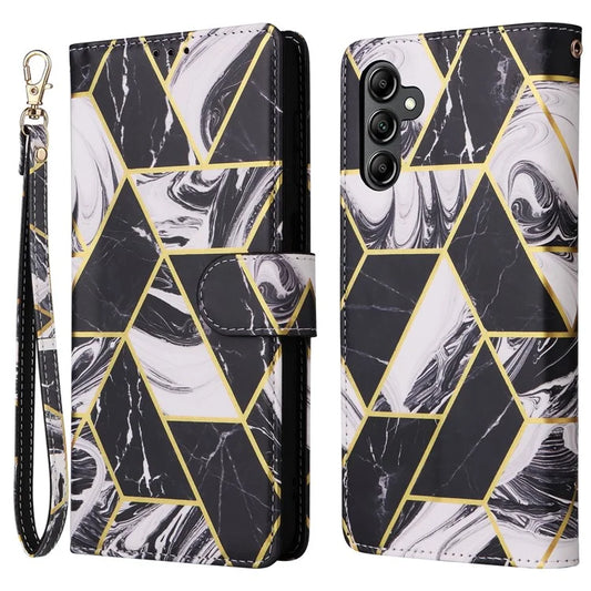For Samsung Galaxy A15 5G Case Marble Pattern Wallet Leather Stand Phone Cover