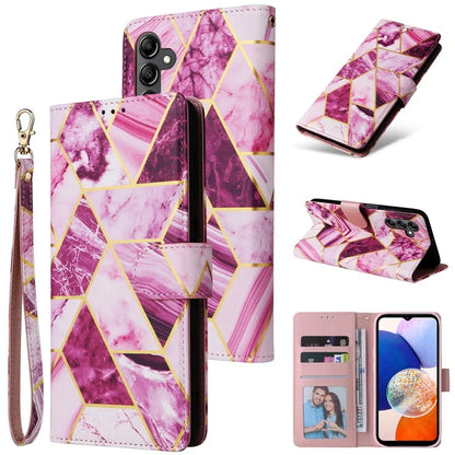 For Samsung Galaxy A15 5G Case Marble Pattern Wallet Leather Stand Phone Cover