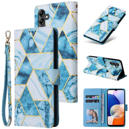 For Samsung Galaxy A15 5G Case Marble Pattern Wallet Leather Stand Phone Cover