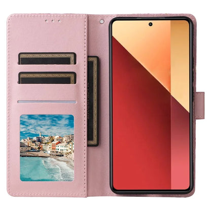 For Xiaomi Redmi Note 13 Pro 4G / Poco M6 Pro 4G Leather Flip Cover Marble Pattern Stand Wallet Phone Case