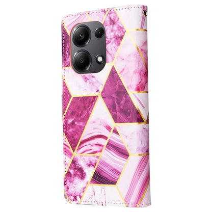 For Xiaomi Redmi Note 13 Pro 4G / Poco M6 Pro 4G Leather Flip Cover Marble Pattern Stand Wallet Phone Case