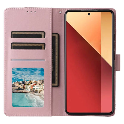 For Xiaomi Redmi Note 13 Pro 4G / Poco M6 Pro 4G Leather Flip Cover Marble Pattern Stand Wallet Phone Case