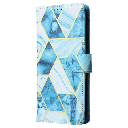 For Xiaomi Redmi Note 13 Pro 4G / Poco M6 Pro 4G Leather Flip Cover Marble Pattern Stand Wallet Phone Case