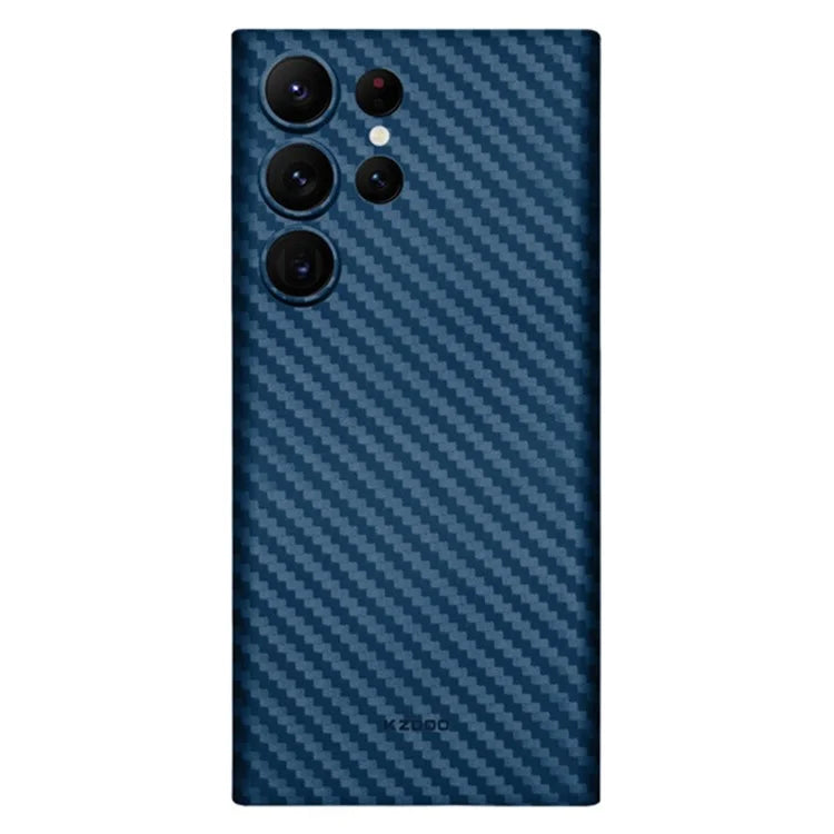 KZDOO For Samsung Galaxy S24 Ultra Case PP Phone Back Cover Carbon Fiber Texture