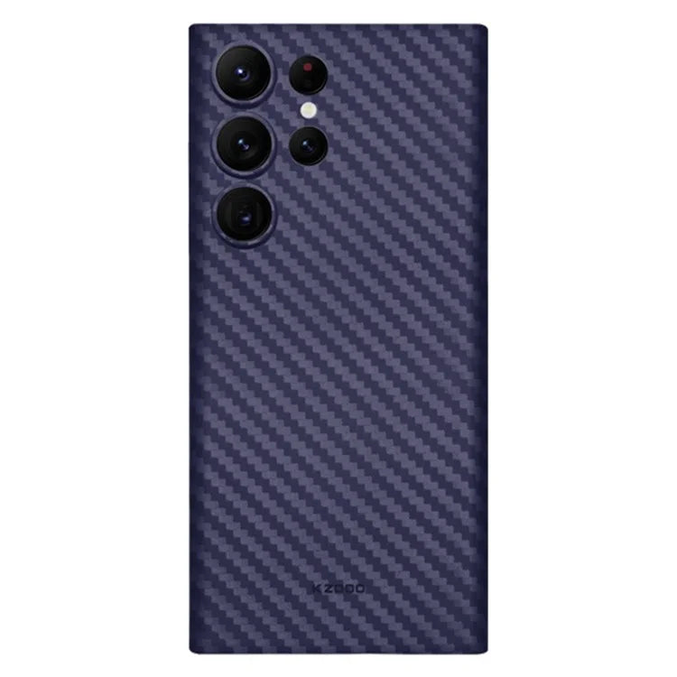 KZDOO For Samsung Galaxy S24 Ultra Case PP Phone Back Cover Carbon Fiber Texture