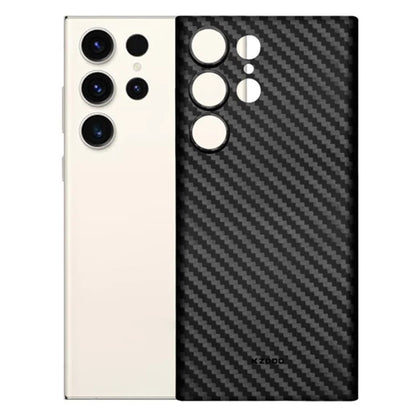 KZDOO For Samsung Galaxy S24 Ultra Case PP Phone Back Cover Carbon Fiber Texture