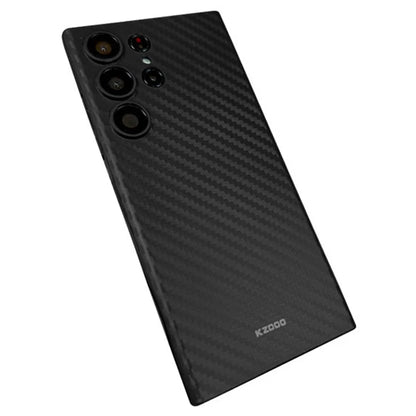 KZDOO For Samsung Galaxy S24 Ultra Case PP Phone Back Cover Carbon Fiber Texture