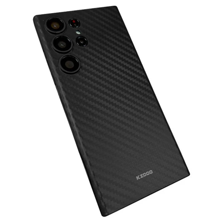 KZDOO For Samsung Galaxy S24 Ultra Case PP Phone Back Cover Carbon Fiber Texture