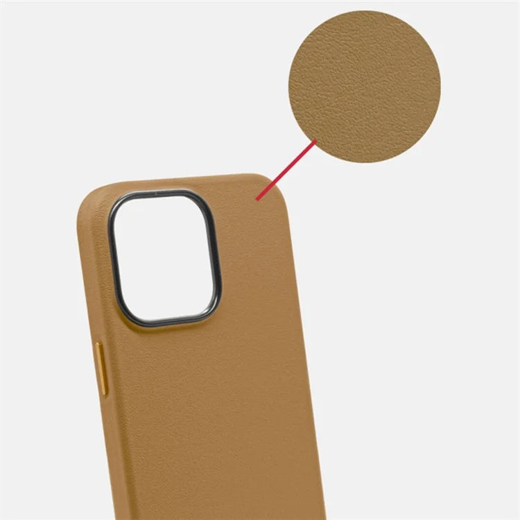 KZDOO For iPhone 15 Pro PU Leather Case Noble Collection Phone Cover