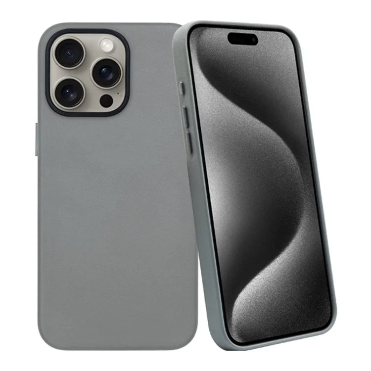 KZDOO For iPhone 15 Pro PU Leather Case Noble Collection Phone Cover