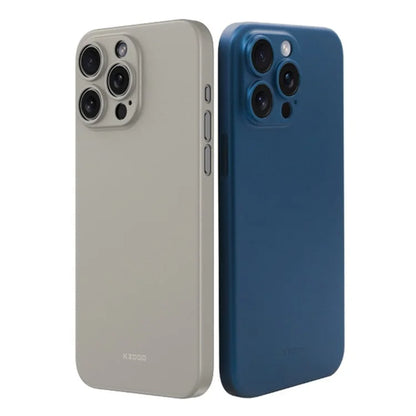 KZDOO Air Skin Series For iPhone 15 Pro Anti-fingerprint Frosted Case Ultra Thin Phone Cover