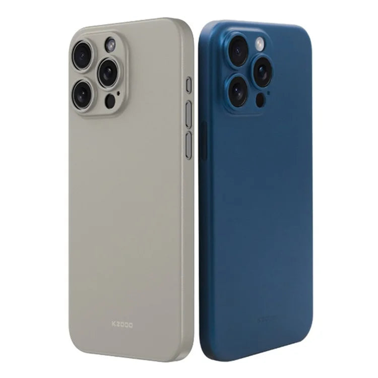 KZDOO Air Skin Series For iPhone 15 Pro Max Frosted Back Case Ultra Thin Phone Cover