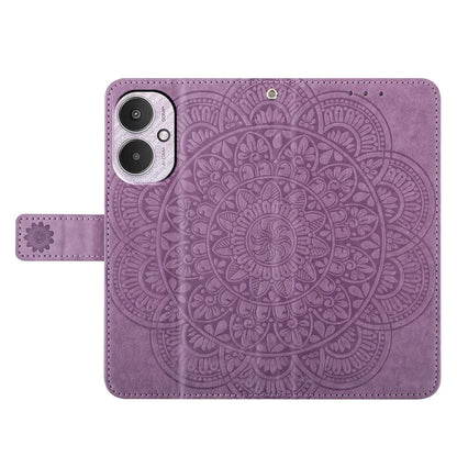 For Xiaomi Redmi 13C 4G / 13C 5G / Poco C65 4G Case PU Leather Mandala Imprinted Phone Cover