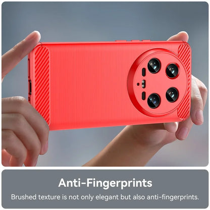 For Xiaomi 14 Ultra TPU Case Carbon Fiber Texture Protective Phone Cover