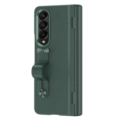 For Samsung Galaxy Z Fold4 5G Slim Case Hard PC Shockproof Kickstand Case with HD Screen Protector