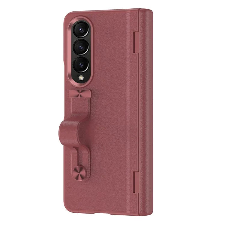 For Samsung Galaxy Z Fold4 5G Slim Case Hard PC Shockproof Kickstand Case with HD Screen Protector