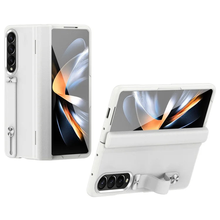 For Samsung Galaxy Z Fold4 5G Slim Case Hard PC Shockproof Kickstand Case with HD Screen Protector