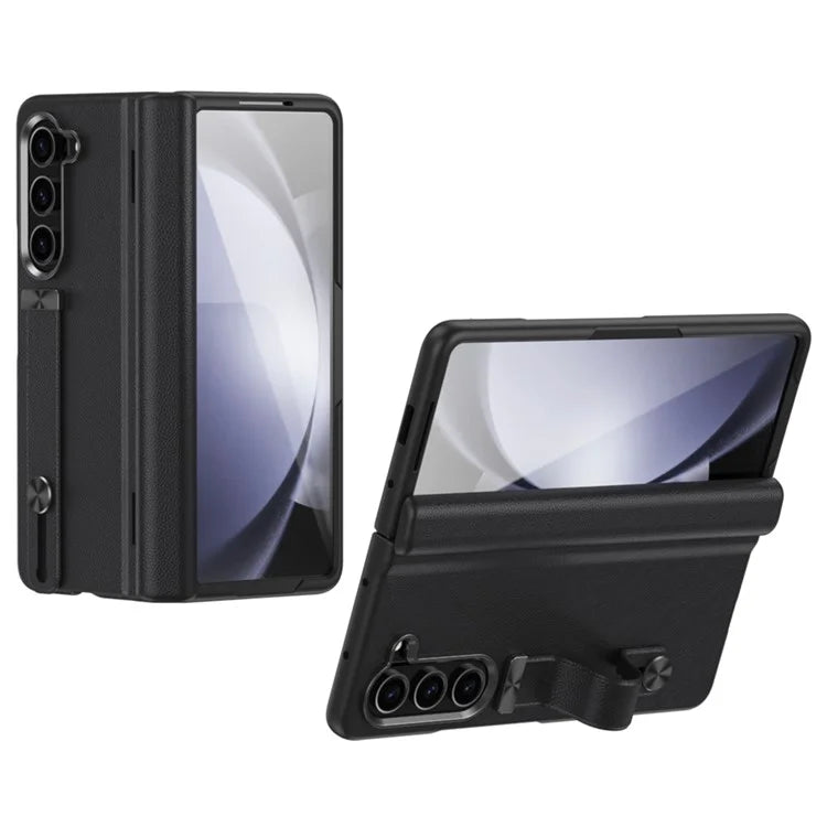 For Samsung Galaxy Z Fold5 5G Kickstand Case Protective Hard PC Slim Case with HD Screen Protector