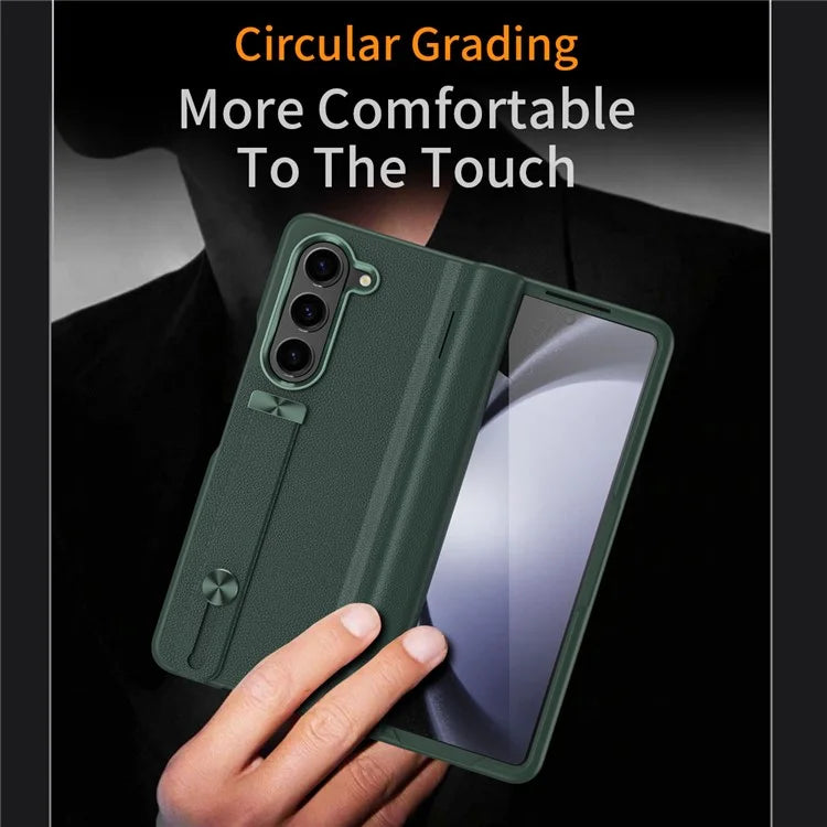 For Samsung Galaxy Z Fold5 5G Kickstand Case Protective Hard PC Slim Case with HD Screen Protector