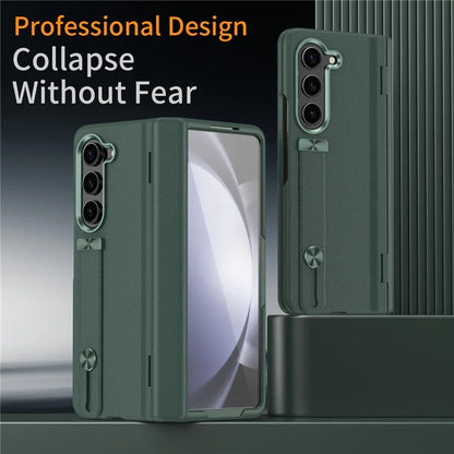 For Samsung Galaxy Z Fold5 5G Kickstand Case Protective Hard PC Slim Case with HD Screen Protector