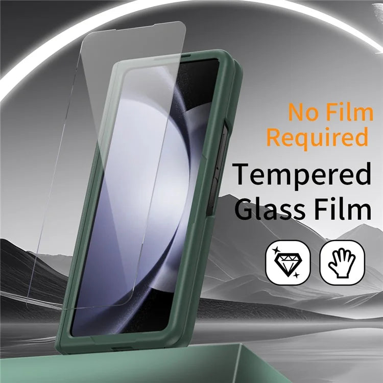 For Samsung Galaxy Z Fold5 5G Kickstand Case Protective Hard PC Slim Case with HD Screen Protector
