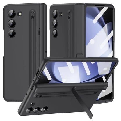 For Samsung Galaxy Z Fold5 5G Full Guard Case Hard PC Kickstand Phone Cover with Glass Film, Stylus