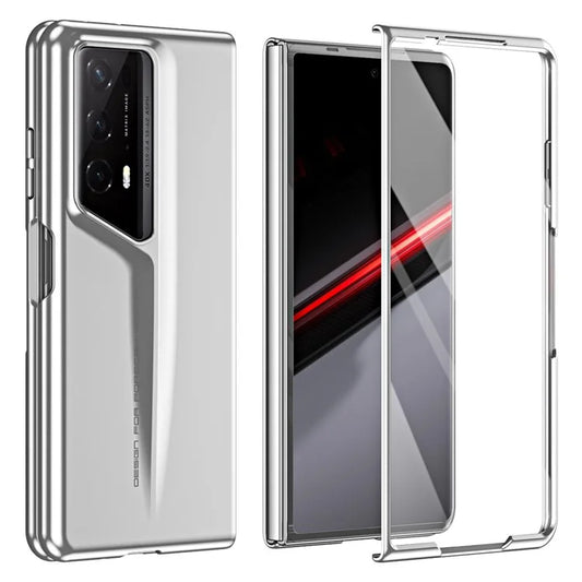 For Honor Magic V2 RSR Porsche Design Hard PC Case Shockproof Phone Cover with Tempered Glass Film