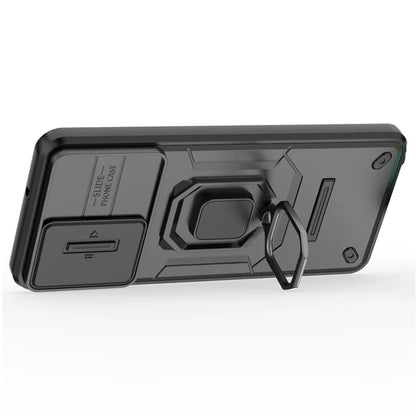 For Realme C67 4G Case PC+TPU Slide Lens Lid Phone Cover