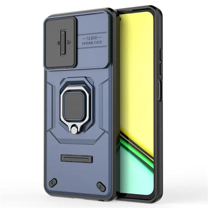 For Realme C67 4G Case PC+TPU Slide Lens Lid Phone Cover