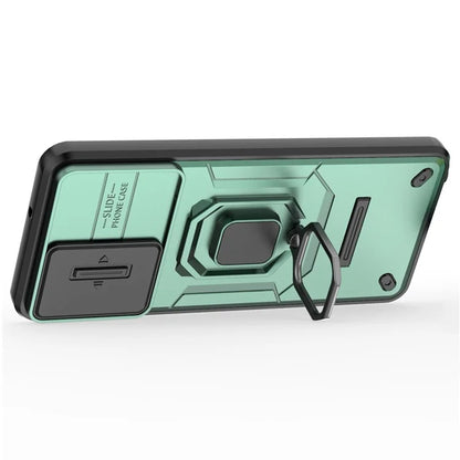 For Realme C67 4G Case PC+TPU Slide Lens Lid Phone Cover