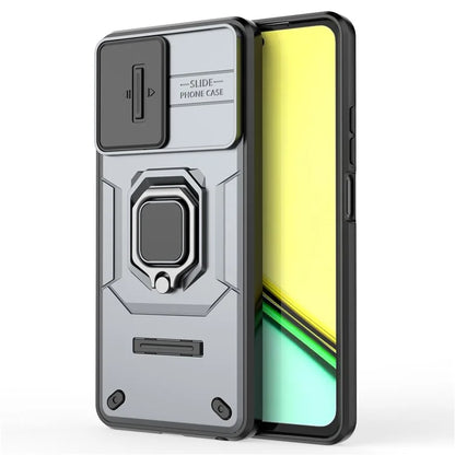 For Realme C67 4G Case PC+TPU Slide Lens Lid Phone Cover