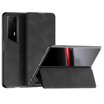 For Honor Magic V2 RSR Porsche Design Case Nappa Texture PC+Leather Back Phone Cover