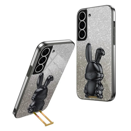 Cover for Samsung Galaxy S21 4G / 5G Viewing Kickstand PC+TPU Phone Case