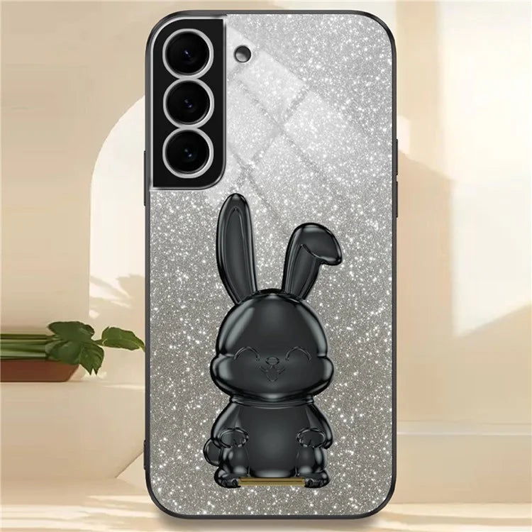 Cover for Samsung Galaxy S21 4G / 5G Viewing Kickstand PC+TPU Phone Case