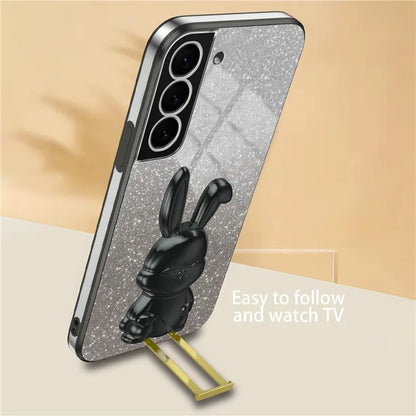 Cover for Samsung Galaxy S21 4G / 5G Viewing Kickstand PC+TPU Phone Case