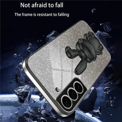 Cover for Samsung Galaxy S21 4G / 5G Viewing Kickstand PC+TPU Phone Case