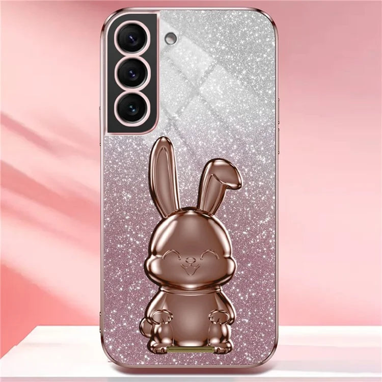 Cover for Samsung Galaxy S21 4G / 5G Viewing Kickstand PC+TPU Phone Case