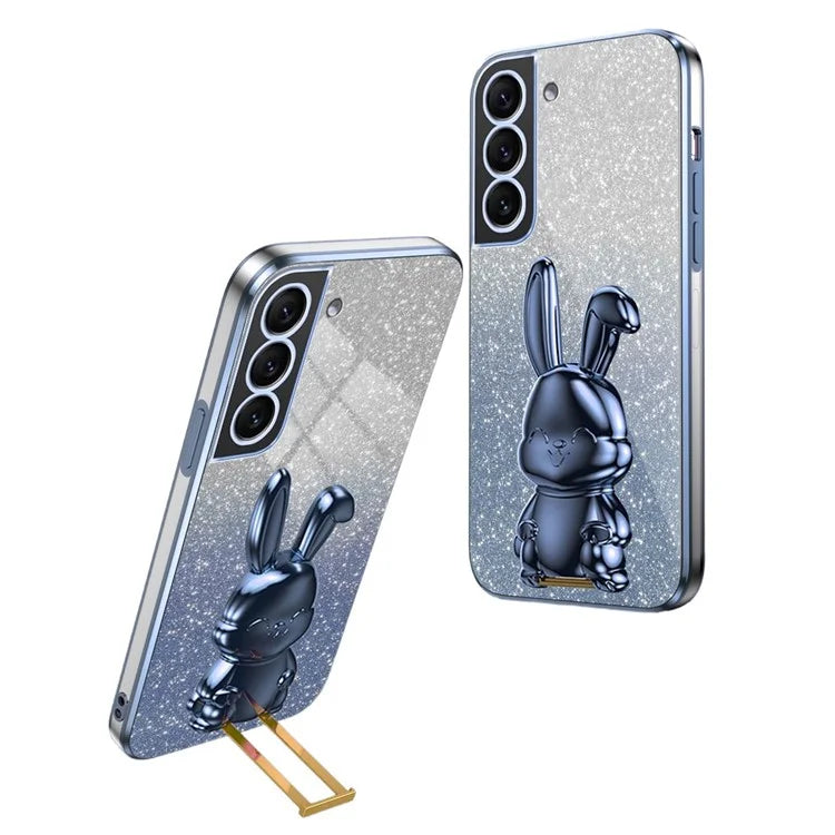 Cover for Samsung Galaxy S21 4G / 5G Viewing Kickstand PC+TPU Phone Case