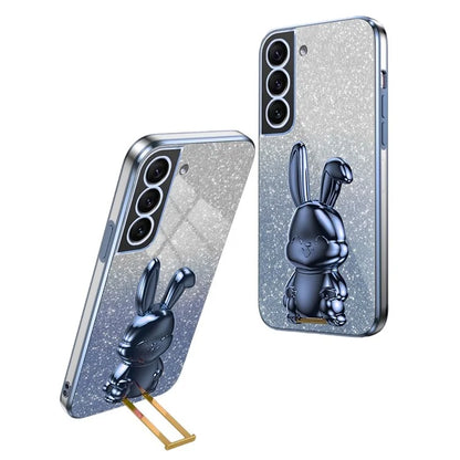 Cover for Samsung Galaxy S21 4G / 5G Viewing Kickstand PC+TPU Phone Case