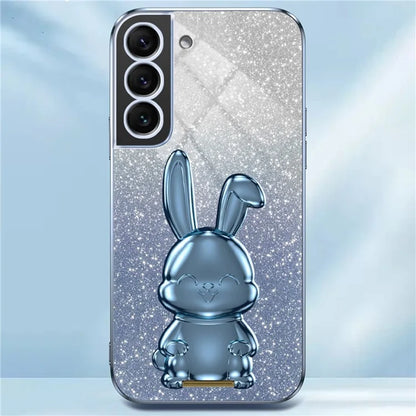 Cover for Samsung Galaxy S21 4G / 5G Viewing Kickstand PC+TPU Phone Case