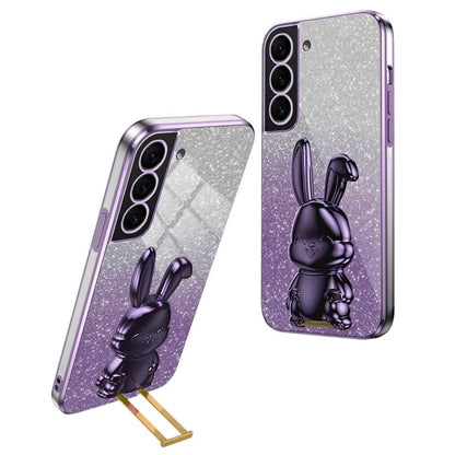 Cover for Samsung Galaxy S21 4G / 5G Viewing Kickstand PC+TPU Phone Case
