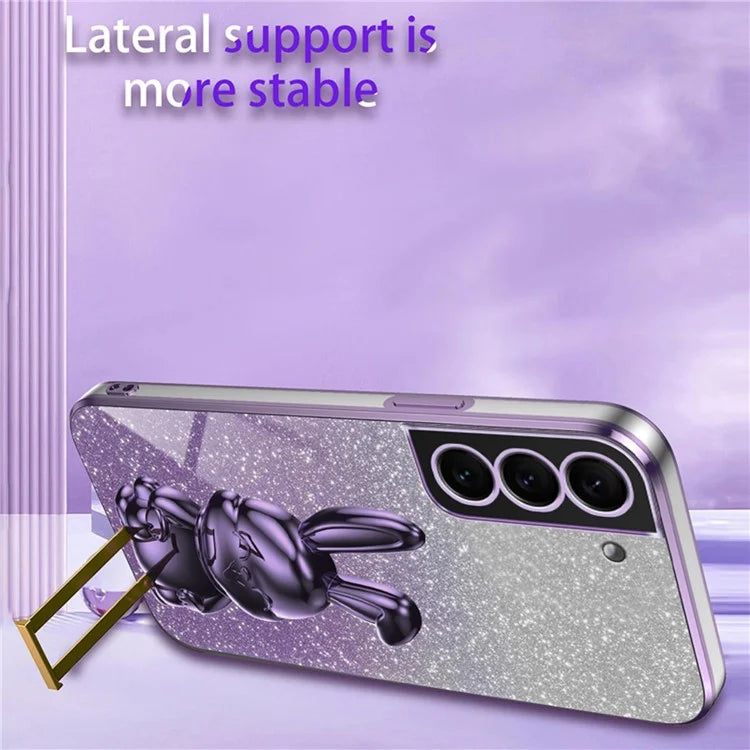 Cover for Samsung Galaxy S21 4G / 5G Viewing Kickstand PC+TPU Phone Case