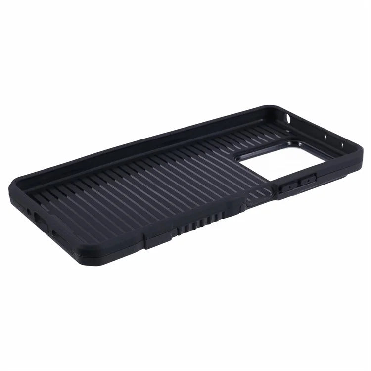 For Xiaomi Redmi Note 13 5G Phone Case Anti-scratch PC+TPU Protective Cover with Ring Kickstand